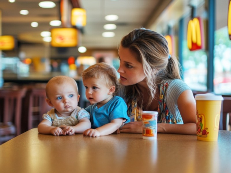 Witz des Tages: 3-Jähriger blamiert Mutter bei McDonalds