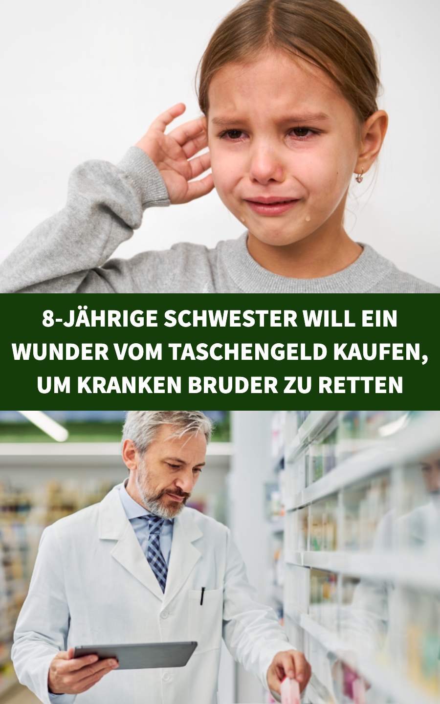 8-jährige Schwester kauft ein „Wunder“ vom Taschengeld