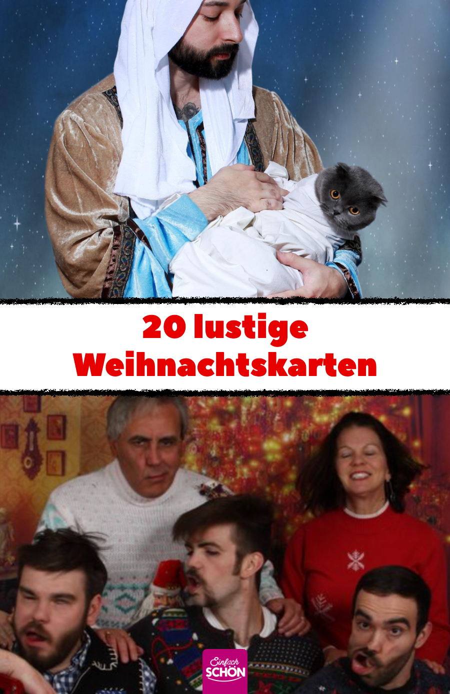 20 Familien hatten keine Lust auf normale Weihnachtskarten