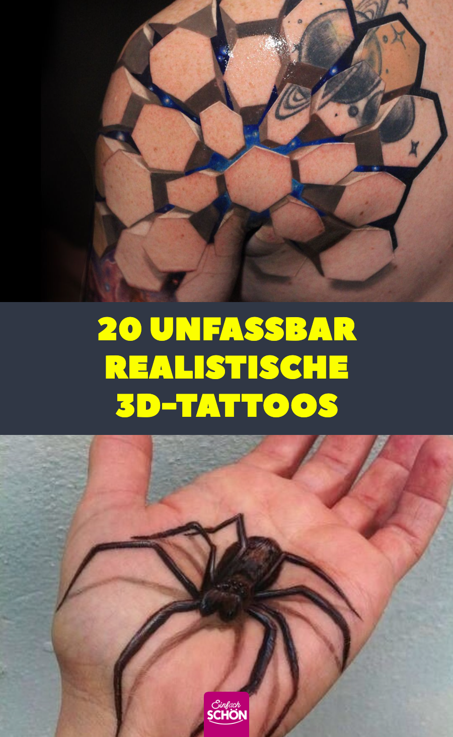 17 unfassbar realistische 3D-Tattoos