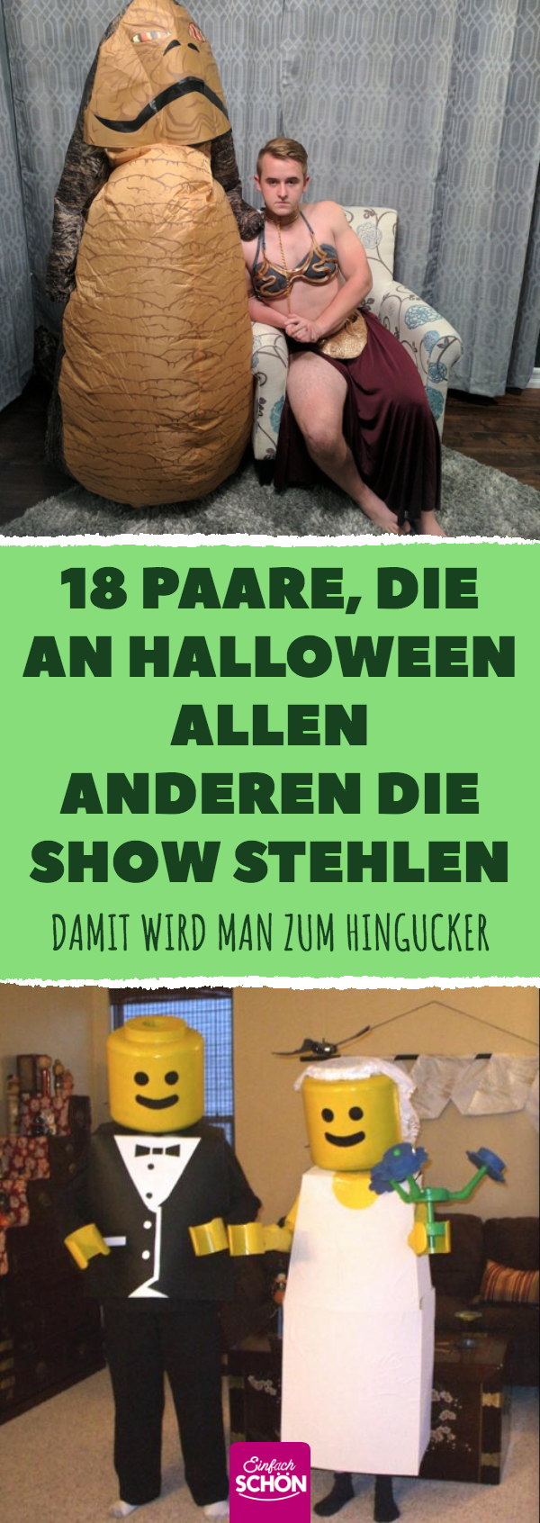 18 lustige und kreative Paarkostüme für Halloween