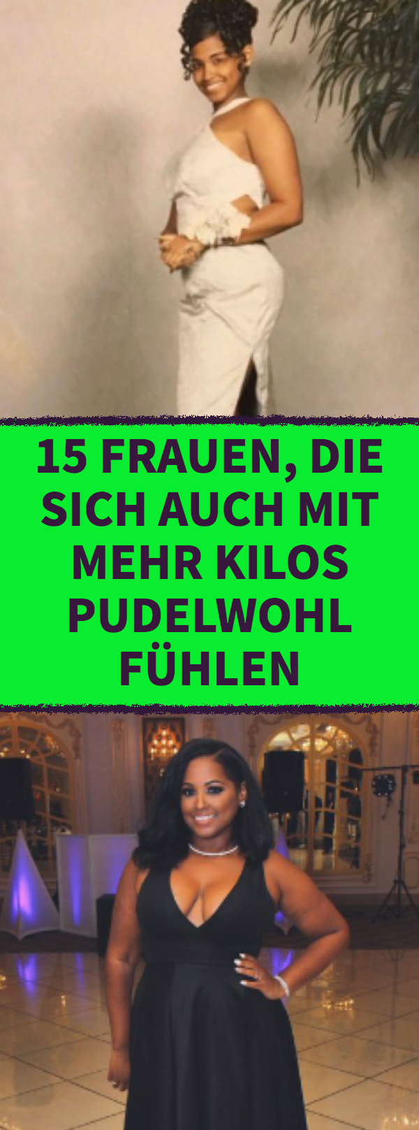 12 Frauen teilen Vorher-nachher-Fotos von Gewichtszunahme