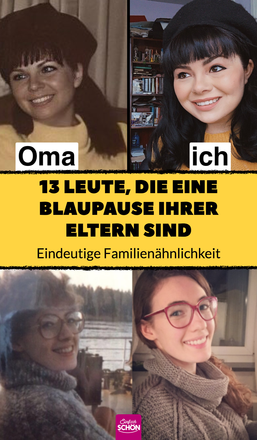 Familienähnlichkeit: 13 Leute sind Doppelgänger ihrer Eltern