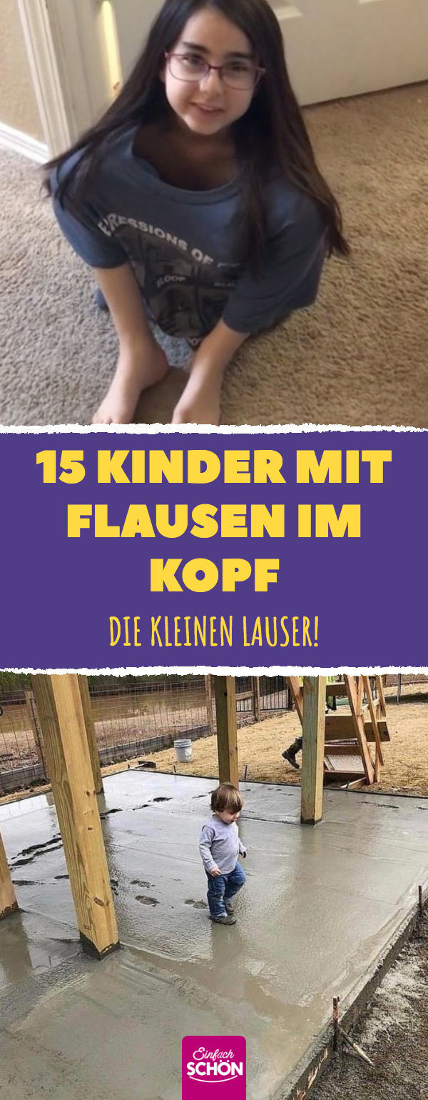 15 Kinder mit Flausen im Kopf