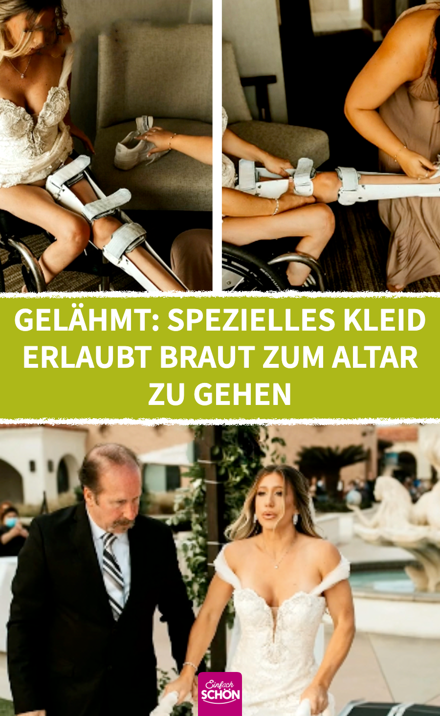 Chelsie Hill überrascht ihren Bräutigam auf der Hochzeit