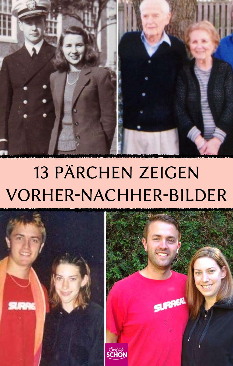 Vorher – nachher: 13 Fotos von Paaren