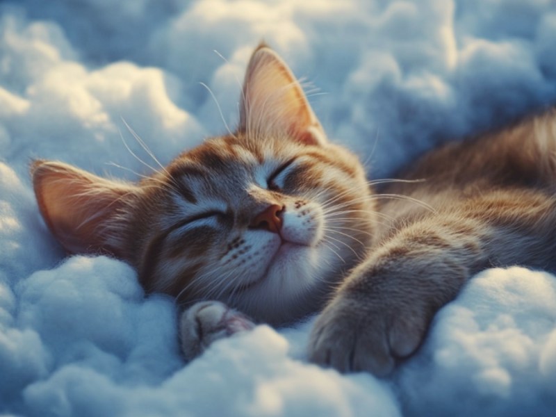 Witz des Tages: Katze trifft Mäuse im Himmel