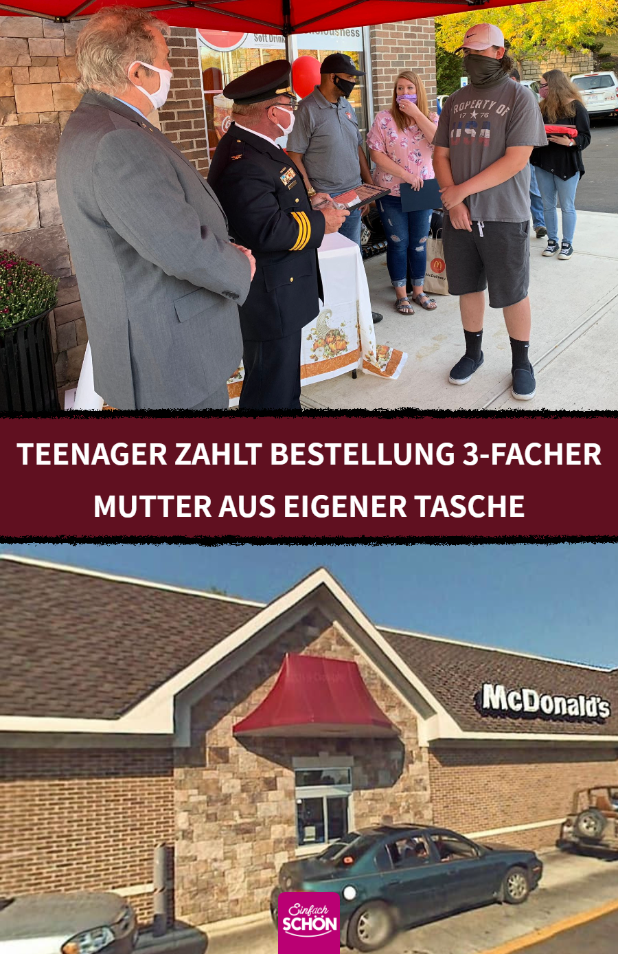 McDonald\'s-Mitarbeiter zahlt für die Bestellung einer Mutter