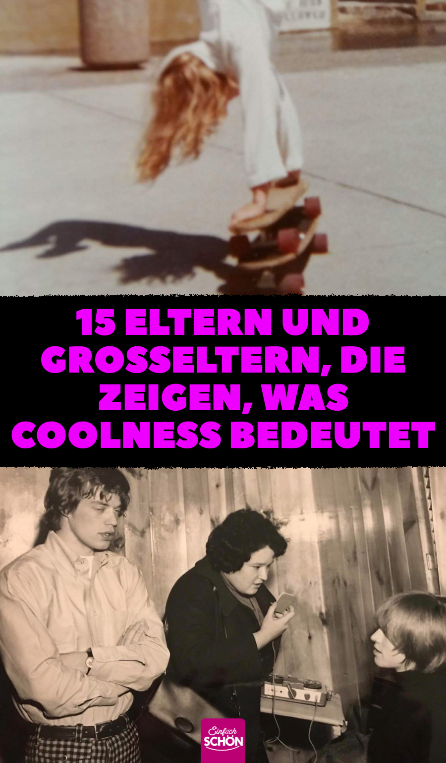 15 Familienfotos: coole Eltern und Großeltern