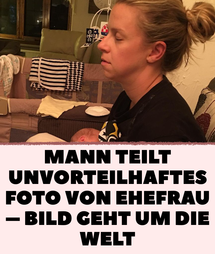 Beim Stillen eingeschlafen: Amy Griffith erklärt Foto