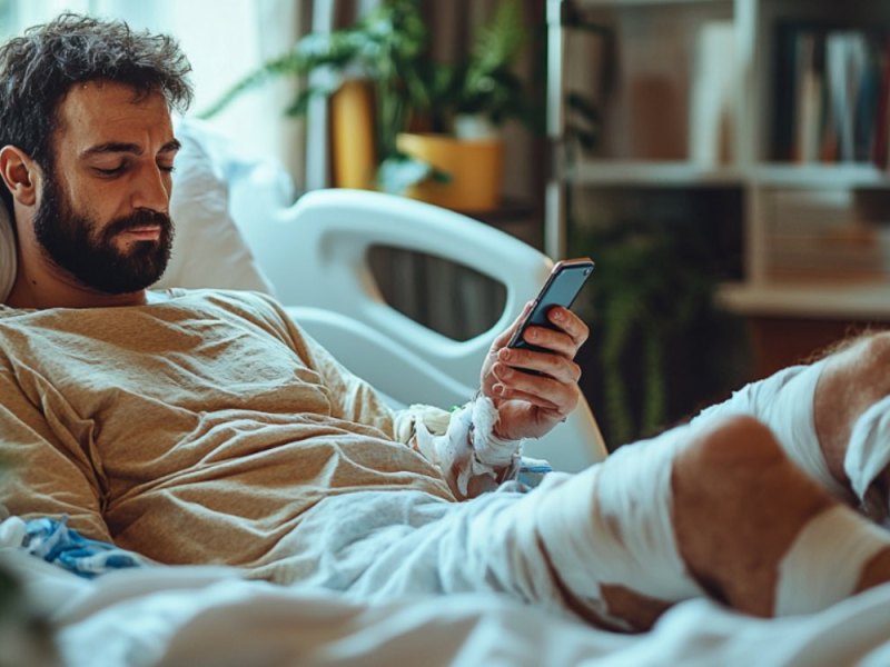 Witz des Tages: Nachricht von Ehemann aus dem Krankenhaus
